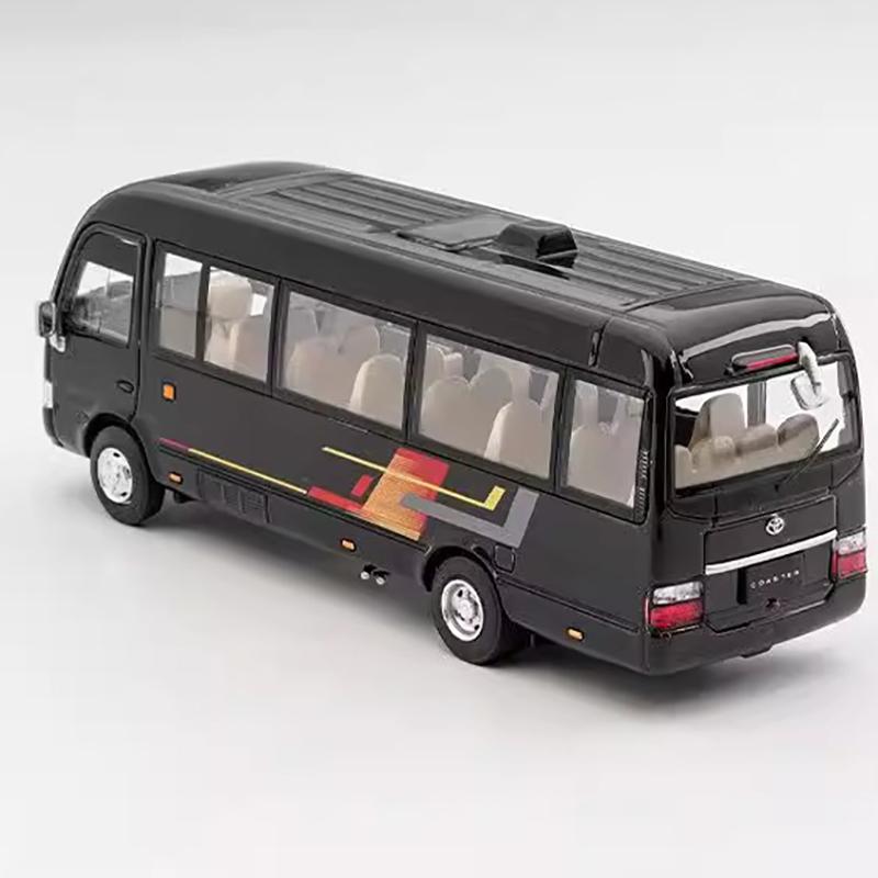 1/64 Toyota Coaster BUS Alloy Car Diecasts & Toy Vehicles Car Model Miniature Scale Model Car for Children