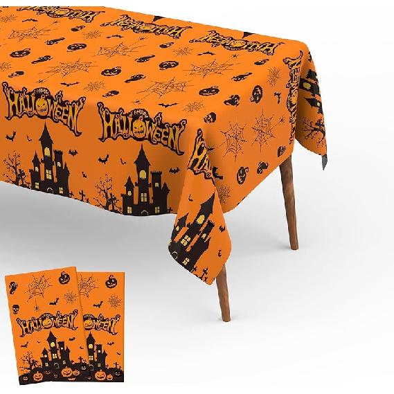 Valentines Tablecloth, 2Pcs Valentines Tablecloth Plastic 54x108 Inch Red Pink Love Heart Table Cloth Valentines Tables Cloth Disposable Rectangle