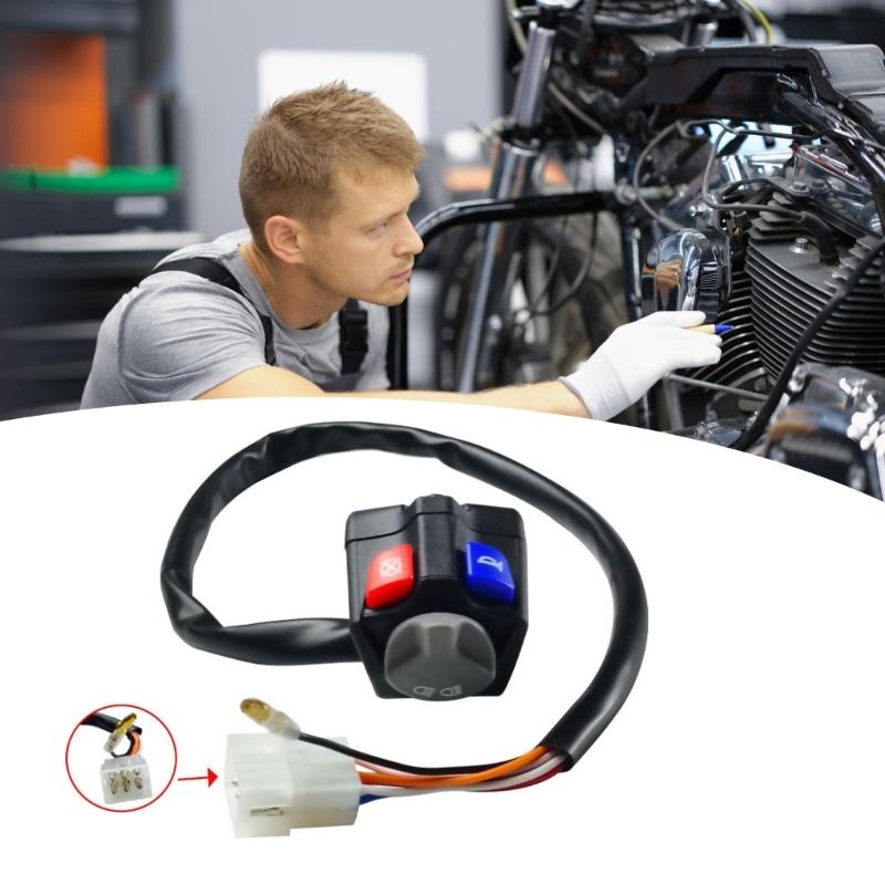 Motorrad Scheinwerfer und Hupenschalter für EC250-300 EC250F/350F Offroad Abenteuer Beleuchtung und Sicherheit Einfache Installation