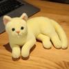 30cm Simulation Cute Cat Tricolor Plush Toy Doll Children's Birthday Gift Boy Girl Bed Sofa Sleeping Pillow Fun Decoration