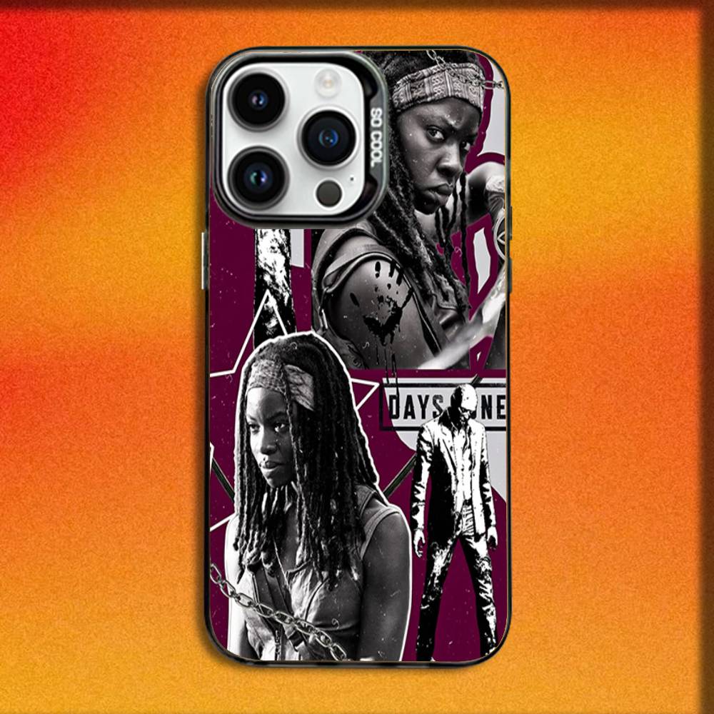 Daryl Dixon Negan Walking D-Dead Phone Case For iPhone 16,15,14,13,12,11,Mini,Pro,E,MAX Black Candy Matte Shockproof Cover iPhone16plus