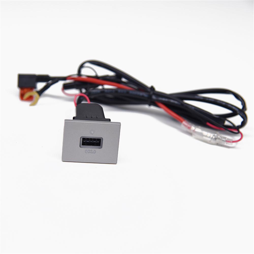 

Разъем USB-A QC3.0 Порт Автомобильное Быстрое Зарядное Устройство Розетка Панельный Монтаж Аксессуары Для Ford Focus MK2 2005-2009