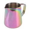 Lattiera per montare il latte in acciaio inox, brocca per il latte, lattiera per caffè per negozio di tè al latte, bar, 350 ml