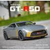 1/24 Niaasn GTR 50 Alloy Sports Car Model Diecasts Metal Toy Race Car Model Sound and Light Simulation Collection Childrens Gift