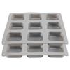 M-Modern-2 Pack Silicone Soap Molds 9 Cavities Square Soap Mold DIY Handmade Silicone Mold For Soap Making