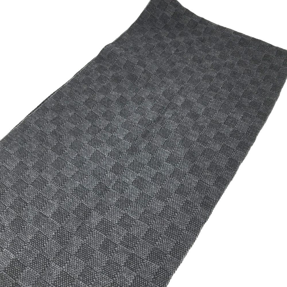 Louis Vuitton M70028 Damier Graphite Echarpes petit Damier  Scarf Black/gray