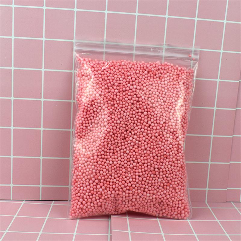 1pack Polystyrene Styrofoam Balls Bottle DIY Snow Mud Particles Acssories Slime Balls Small Tiny Foam Beads For Foam Filler