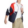 Adidas Sport Performance Color Block Zip Outdoor Casual Jacket Men Jacket Blue Black IB4307
