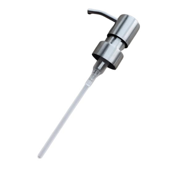 Erogatore di Sapone Liquido Schiumogeno in Acciaio Inossidabile Pompa Erogatrice Ugello Flacone Testa a Pressione