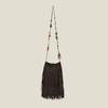Frühling und Sommer Neuer Stil, Retro, Kordelzug Damen Tasche, Quasten Perlen Accessoires, Original Design, Umhängetasche