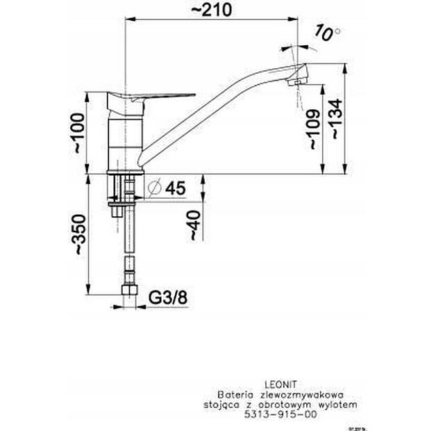 Mixer KFA Leonit Chrome 5313-915-00