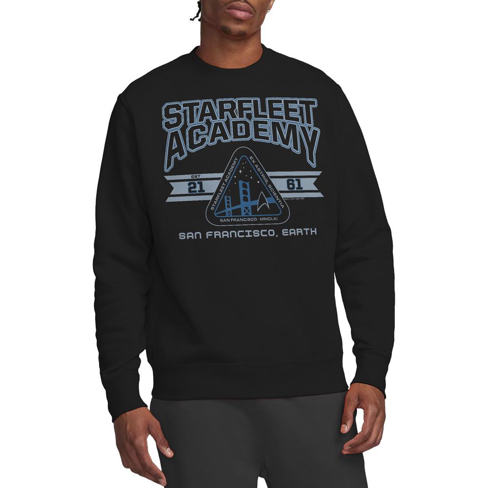 STAR TREK Unisex Adult Starfleet Academy Earth Sweatshirt