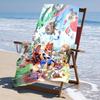 Ultra-Soft Beach Towel with Clash Royale Theme,Ideal for Pool - Camping, Diving - Perfect Travel Essential, Vibrant Beach Towel.