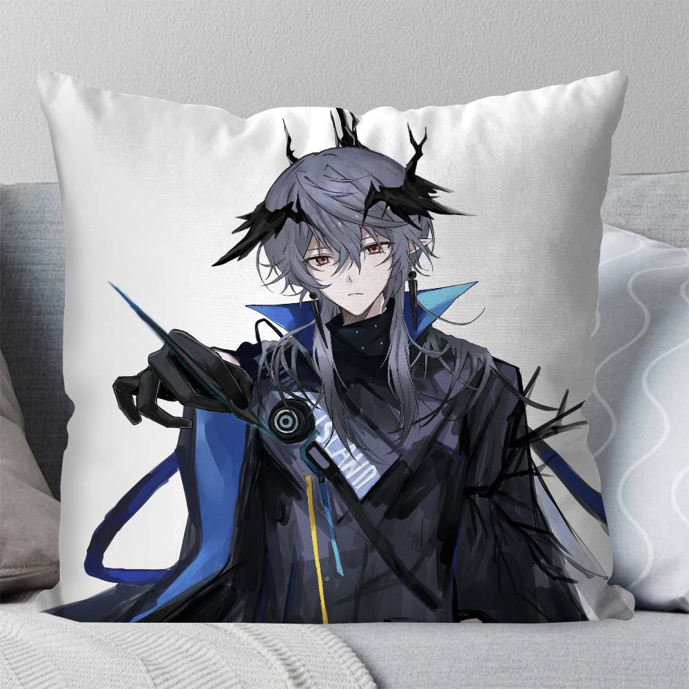 Logos Animated Game AArknights Pillow Case Fashion Square Pillowcase Bedroom Sofa Room Ins Decoration Leisure