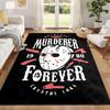 Friday the 13th Carpet Door Mat for Living Room or Bedroom Protective Mat Under Chair Office Decoration Christmas Gift Birthday Present
