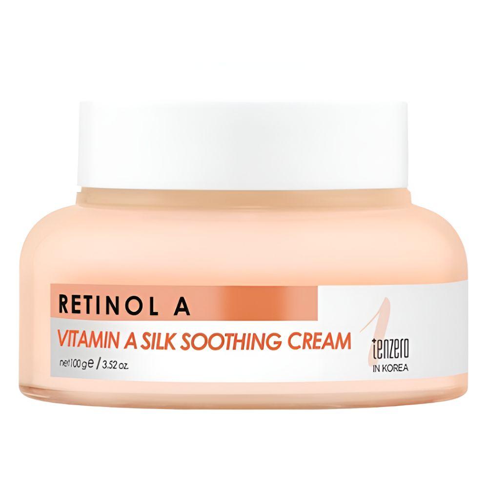 TENZERO Retinol Vitamin A Silk Soothing Cream Anti-Aging Firming Hydrating Face Cream 100g