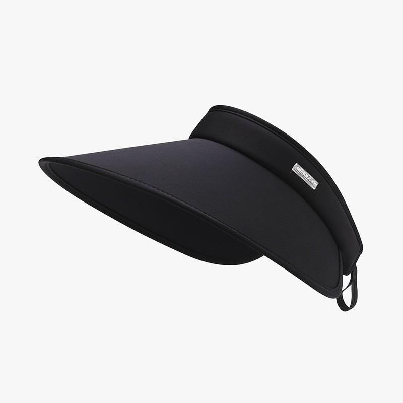 Summer double-layer ice silk widened sun hat UV protection sunshade eaves fashion foldable sun protection empty top hat women