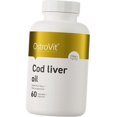 Aceite de hígado de bacalao atlántico con Vitaminas A y D, Aceite de hígado de bacalao, 60 cápsulas (67250014)
