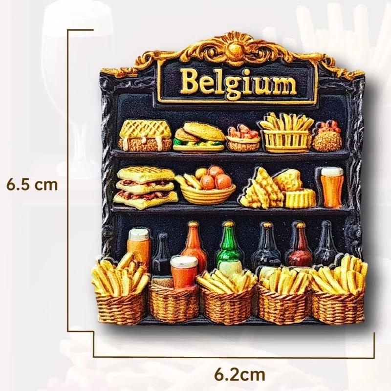 Belgien Souvenirs Brüssel Kühlschrankmagnete Brügge Kühlschrankaufkleber Heimdekoration Geburtstagsgeschenke
