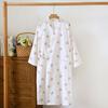 Summer Japanesestyle Kimono Pajamas New 100 Cotton Gauze Pajamas Nightgown Ladies Spa Yukata Homewear Long Pajamas Women