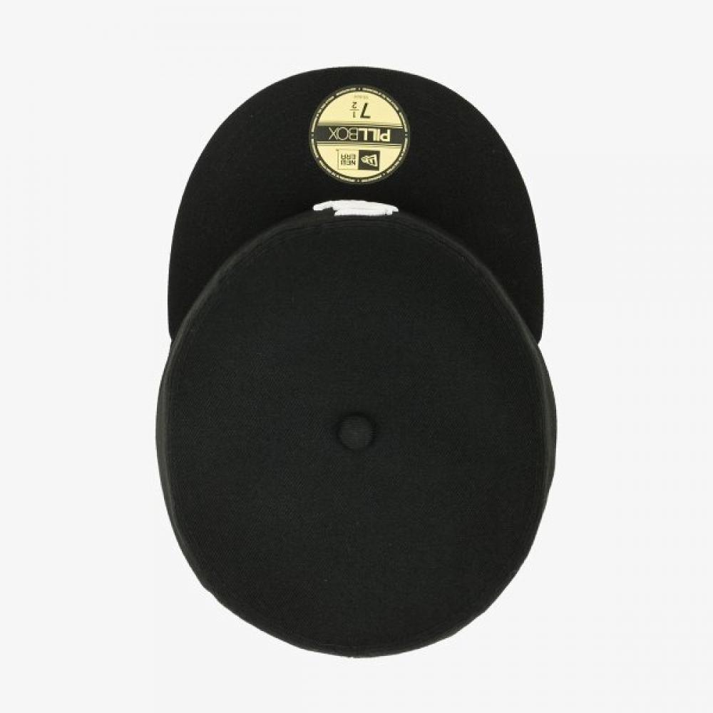 New Era Chicago White Sox Fitted Cap Free Curved Fillbox Black 14881450