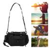 Polyester Fishing Shoulder Bag Adjustable Straps Fishing Bag Fishing Tool Bag  Outdoor Storage