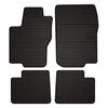 Dywaniki Samochodowe Gumowe Do: Mercedes GL X166 FL SUV (2015-2019) - Czarne, Dopasowane