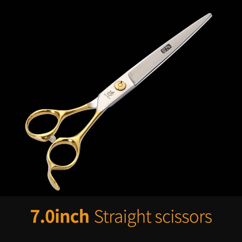 Fenice JP440C Steel Professional Pet Scissors Straight&Thinning&Curved Grooming Shears Tool Set