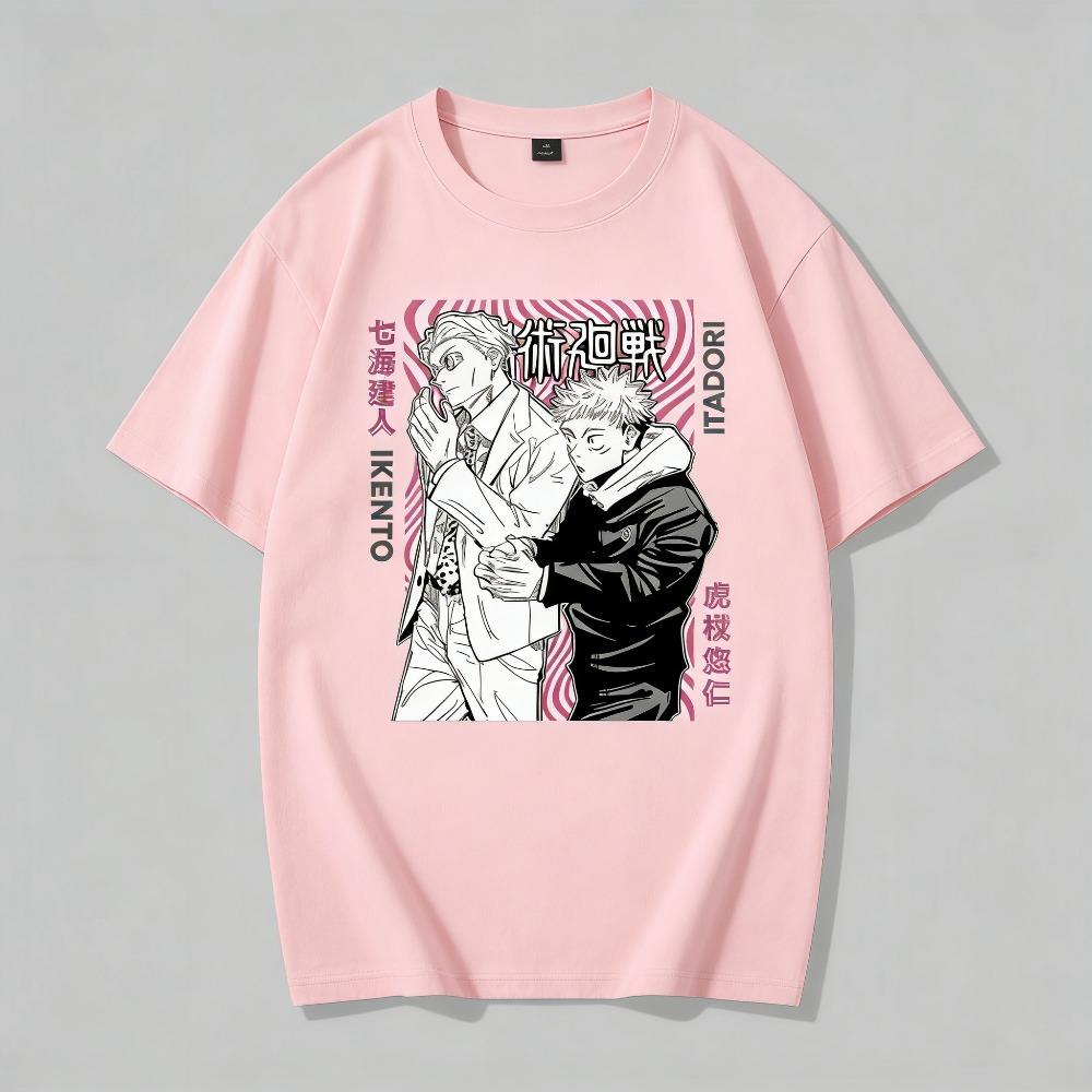 

Jujutsu Kaisen anime 2026 Summer New 100purecotton character leisure pattern loose art Short SleeveTshirt Round quality shirt 4XL