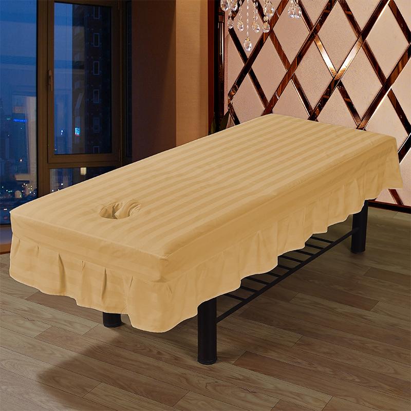 SPA Treatment Massage Table Bed Cover Physiotherapy Beauty Salon Mattress Sheet With Face Hole Bedspread Cover Bed Sheet