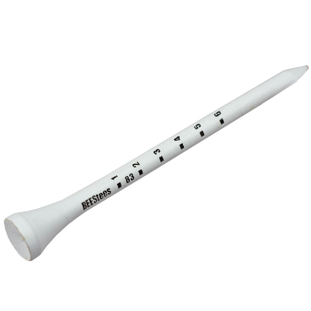 Wooden Scale White 83mm Golf Holder Ball Socket Golf Tees Tee