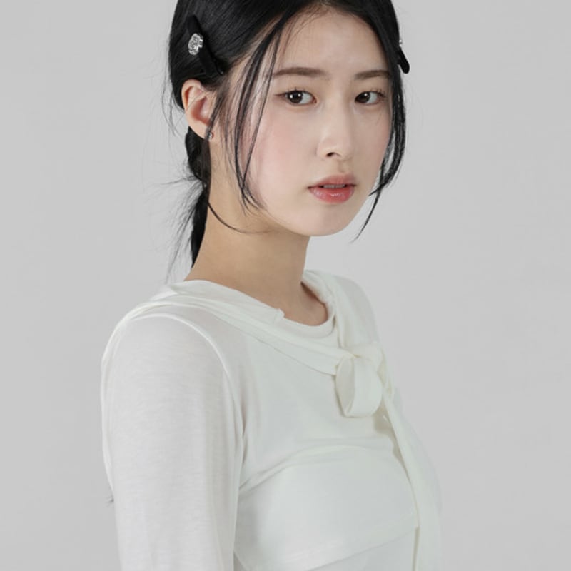 URBANIA Silver Rose Bleb Hairpin (2ea) DDA0044