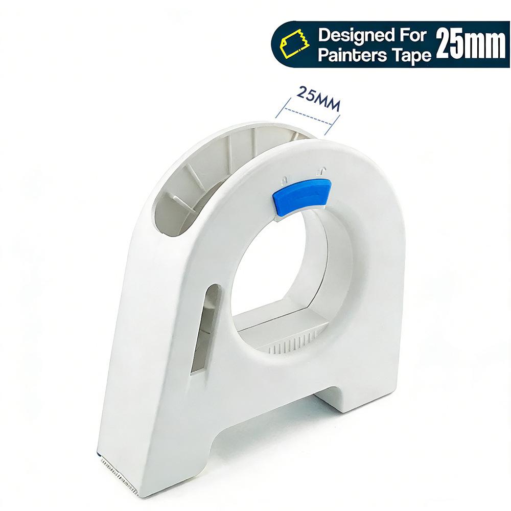 

Heavy-Duty Tape Dispenser – Durable PVC Construction for Crafts, Renovation, Classroom Desk & Wall Painting Projects
