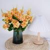 New Chrysanthemum Artificial Pansy Flowers Realistic DIY Floral Flower Bouquet Soft Simulation Flowers Photography Props