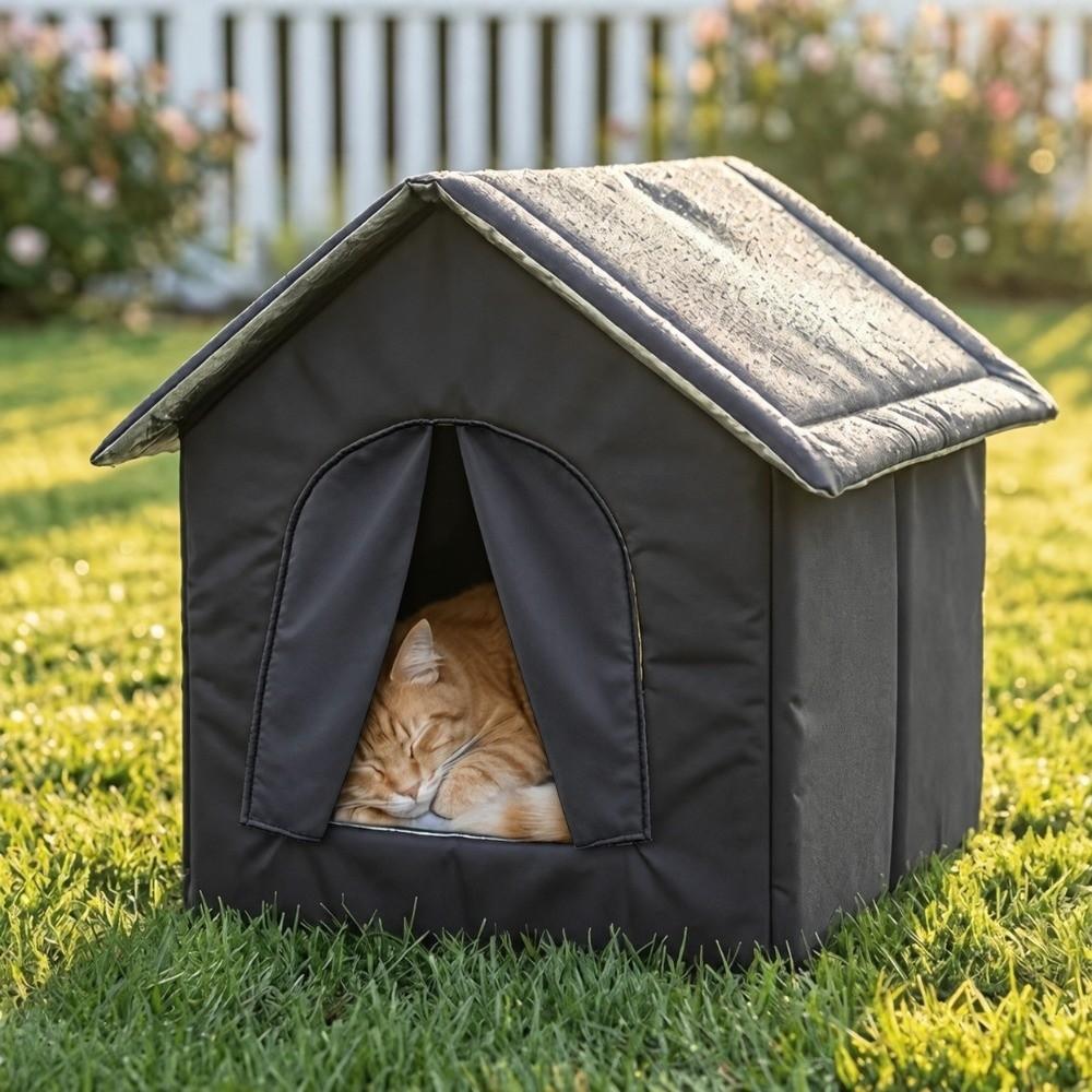 Winter Cat House Warm Small Dog House Outdoor Indoor Cat Bed Pet Shelter  For Small Pet Supply