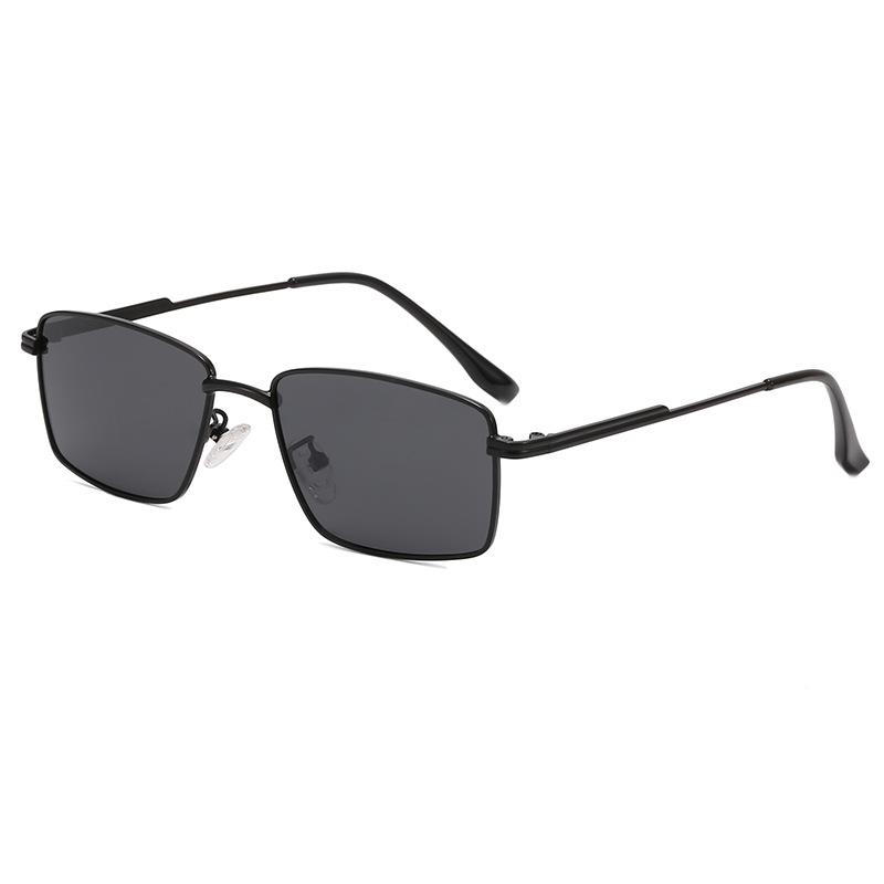 Retro upgraded high definition sunglasses stainless steel pilot men's anti-ultraviolet polarized sunglasses outdoor leisure