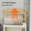 Lan Tuan Nordic Foldable Kitchen Dish Drying Rack & Storage Shelf