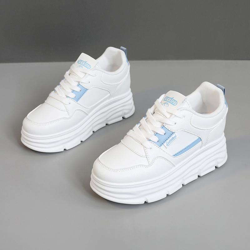 

Модная Модная удобная обувь для женщин с увеличением внутренней высоты новая осенняя обувь на мягкой подошве универсальная на толстой подошве повседневная обувь для скейтборда 42