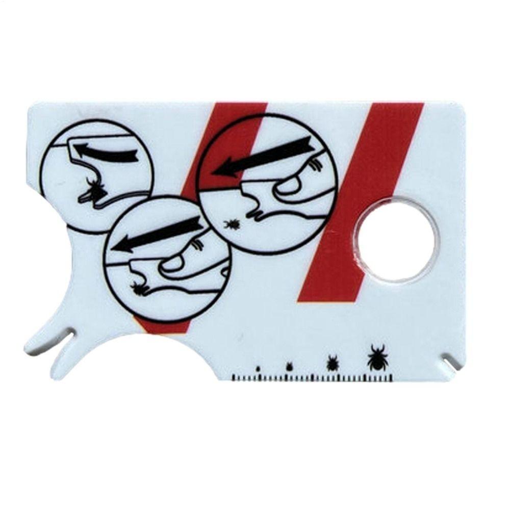 

Практична Ефективна Картка для Видалення Кліщів Кишеньковий Розмір Пластиковий Інструмент для Ловлі Вошей Збільшувальне Скло Міцний Чистий Інструмент для Собак Кішок Домашні Тварини білий