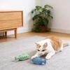 Fish Shape Interactive Cat Toy Blue Green Pink Cat Treat Feeder Catnip Stuffer Toy  Pet Supplies