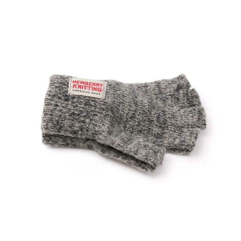 NEWBERRY KNITTING Deerskin Fingerless Gloves - Charcoal