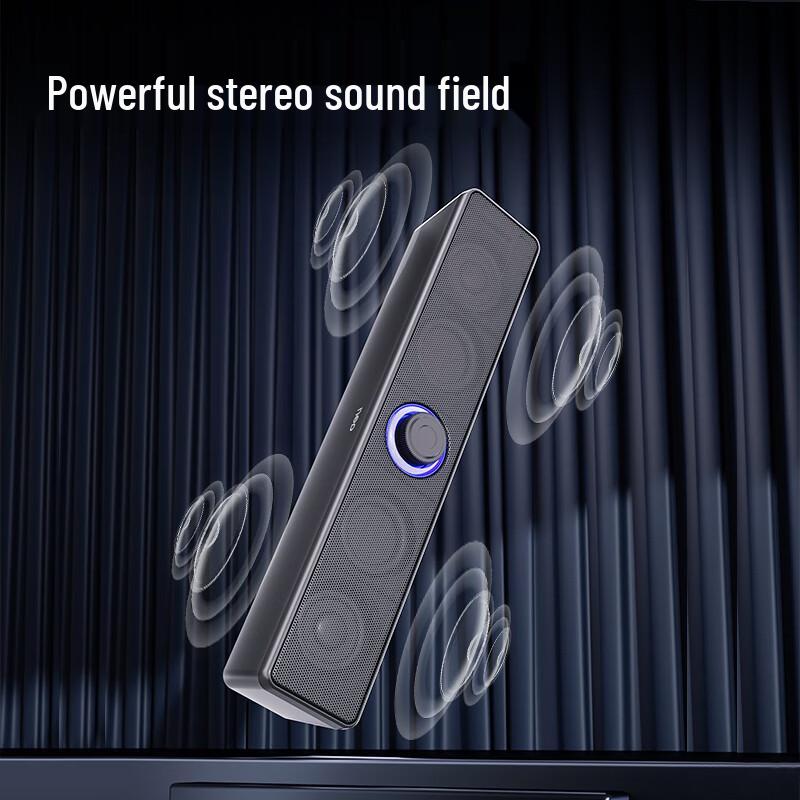 Deli MG410 Mini USB Wired Computer Speaker CN Plug (adapter Included)