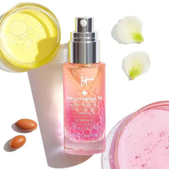 IT IT COSMETICS Hello Results Baby Smooth Glycolic Peel & Caring Oil