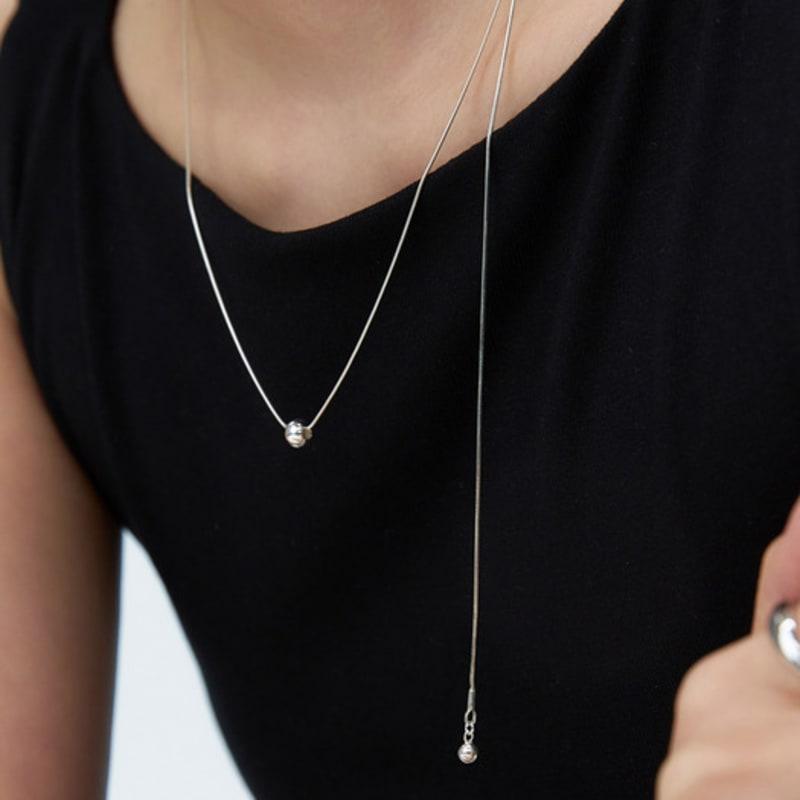 Dmoment (925Silver) Dual Flow Necklace