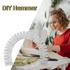 Time-Saving Bending Sewing Tool Flexible DIY Hemmer Curve Scale Hemming Tool  Craft Making