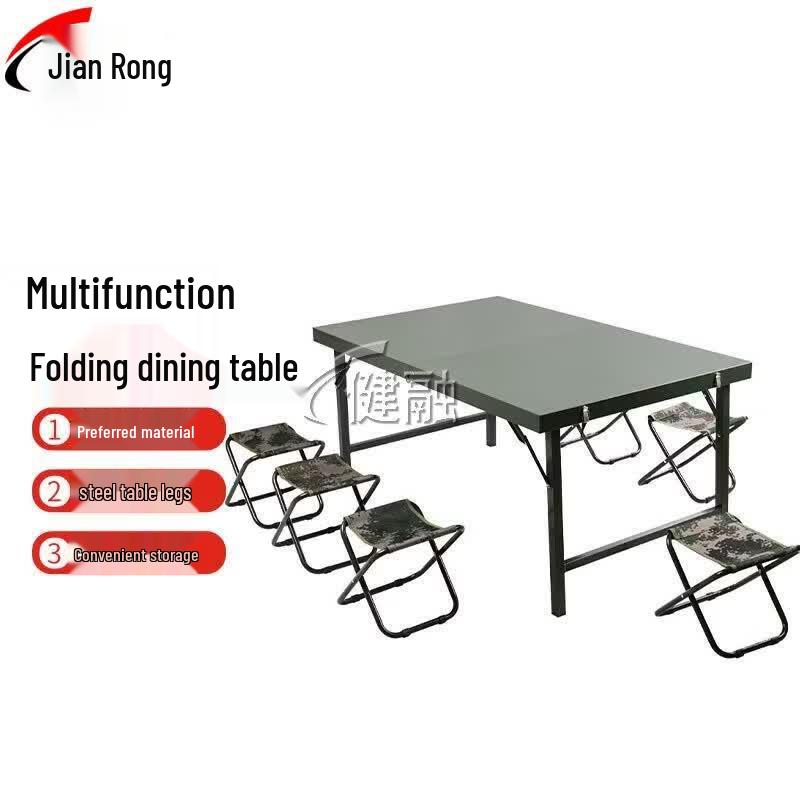 Portable Folding Field Dining Table Set