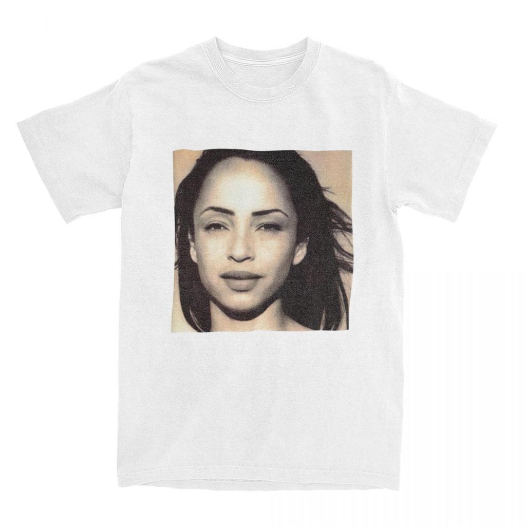 Men's T-Shirt The Best Of S-Sade Adu Vintage 100% Cotton Tee Shirt Short Sleeve T Shirt Crew Neck Clothing Party