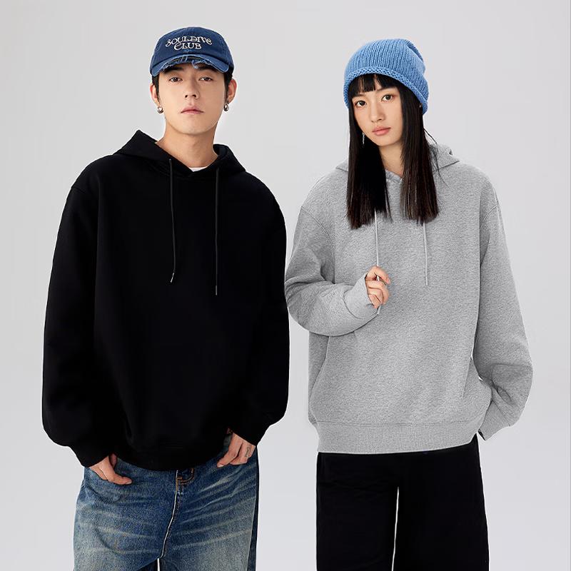 MINISO Men's Fleece Lined Hooded Sweatshirt