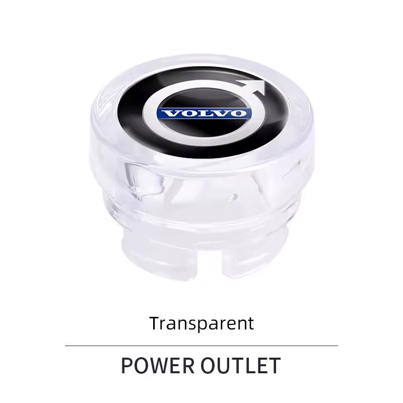 For Volvo XC90 XC60 V50 S60 V70 V60 V40 S90 olestar AWD XC40 S80 T6 V90 Car Cigarette Lighter Cover DustProof Decoration Cap