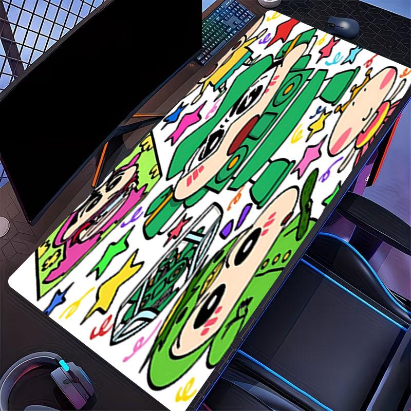 Crayon Shin Print Mouse Pad, for Keyboard Pad Laptop PC Mat for Office Home Use, Desk Decor, Perfect Birthday Gift for Gamers